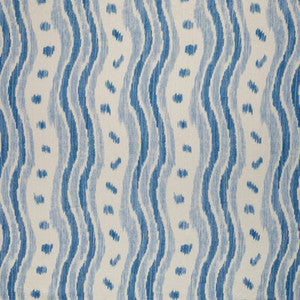 Ikat Stripe Azure by Lee Jofa Fabric