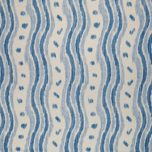 Ikat Stripe Azure by Lee Jofa Fabric