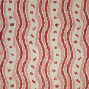 Ikat Stripe Coral by Lee Jofa Fabric
