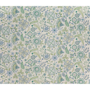 Eden Blue Green BFC-3710.523.0 by Lee Jofa Fabric