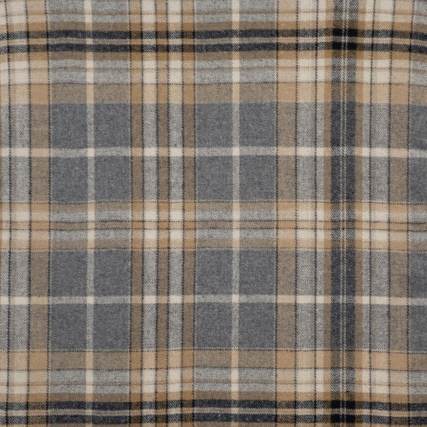 Brummell # 426 Steel by Maxwell Designer Fabric Menswear Ii-Plaids & Checks 40% WOOL
35% POLYESTER
15% NYLON
10% ACRYLIC INDIA V-13.5" H-13.5" 54" - Swanky Fabrics -