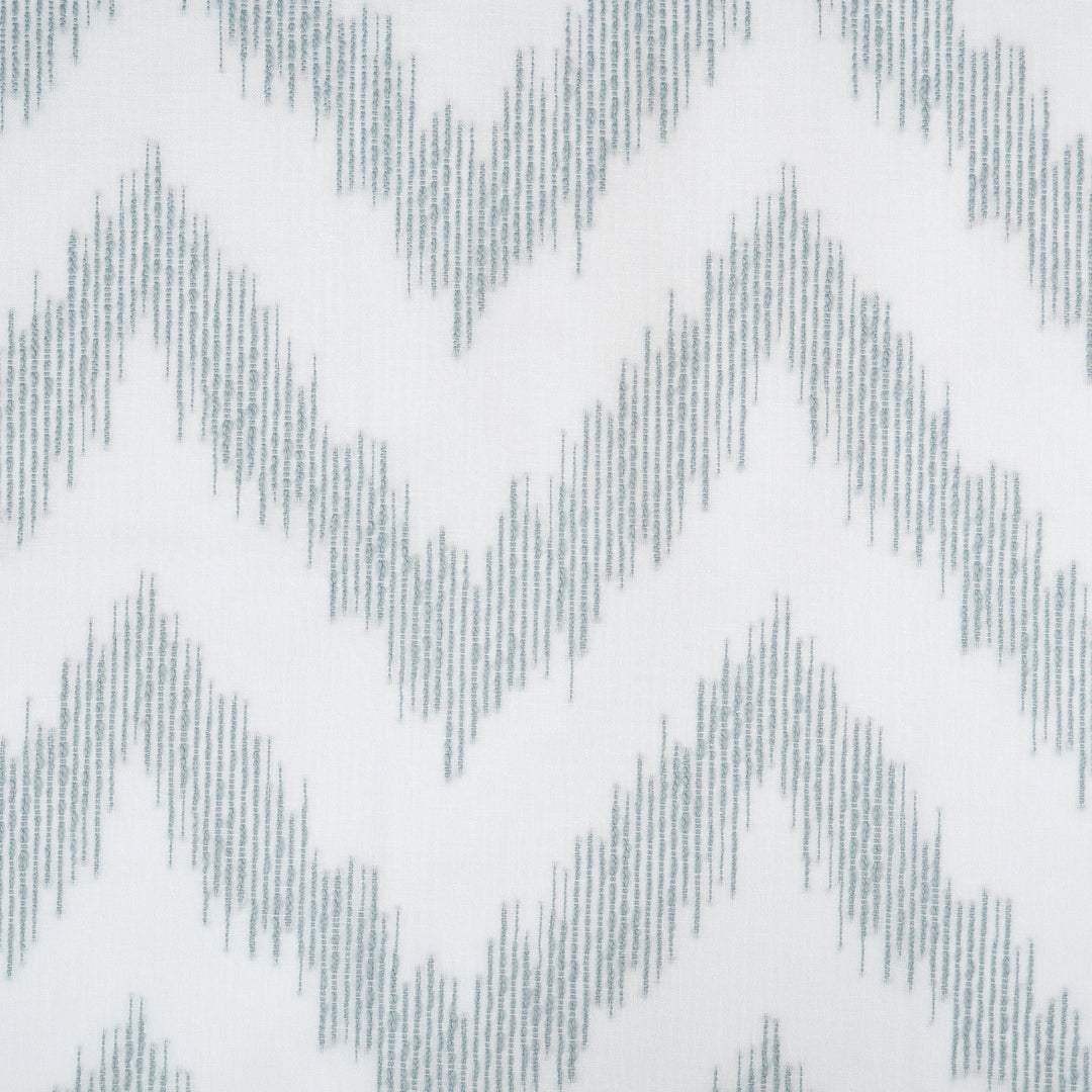 Bolton # 350 Sky by Maxwell Designer Fabric Sheer Escape 100% POLYESTER TURKEY V-21.3" H-7.9" 118" - Swanky Fabrics -