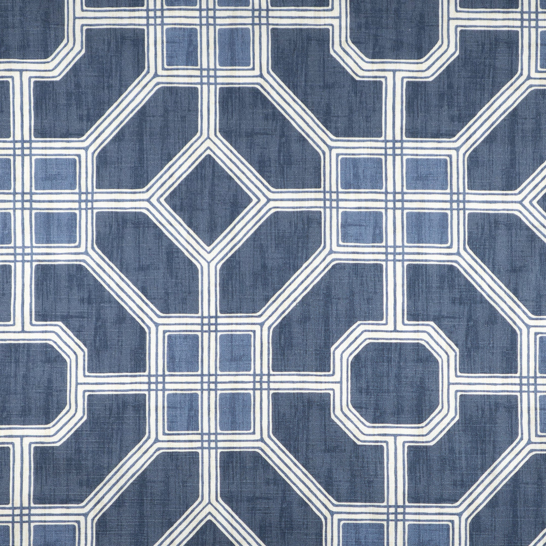 Bradley # 514 True Blue by Maxwell Designer Fabric Color Theory-Vol. X Twilight 100% COTTON SPAIN V-13.5" H-13.5" 54" - Swanky Fabrics -