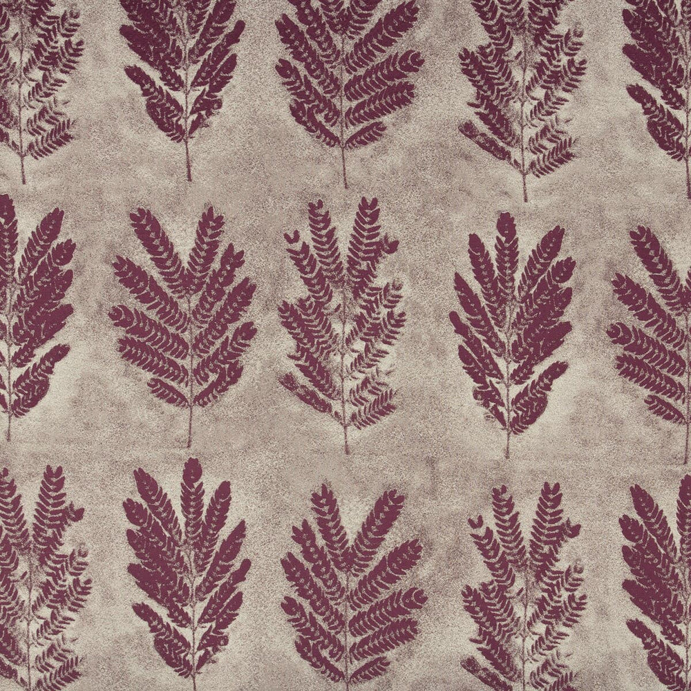 Biblos 1 Bordeaux by Marcus William Designer Fabric MARCUS WILLIAM JAPURA 52%POL 29%LIN 19%COT INDIA MARTINDALE WEAR TEST (24 000 CIRCULAR RUBS) </p><p>Repeat: 20.25 54 in - Swanky Fabrics -