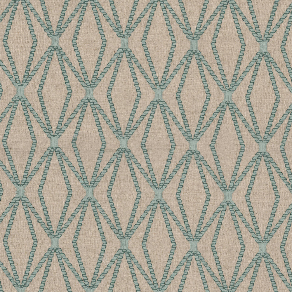 Birchwood 1 Aqua by Stout Fabric Stout Fabric Birchwood 1 AquaFabric Rainbow Library Mist/Shoreline 70%Svi 30%Lin %Vemb India </p><p>Repeat: H: 4.375, V: 12.25 52 in - Fabric Carolina -