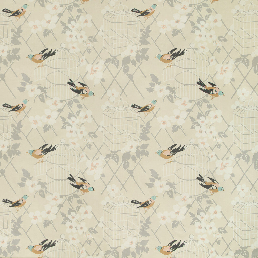 Birdsong Flaxseed by Kravet Design Fabric KATE SPADE AMUSEMENTS COTTON - 100% United States MEDIUM Horizontal: 27 and Vertical: 20 54 - Fabric Carolina -