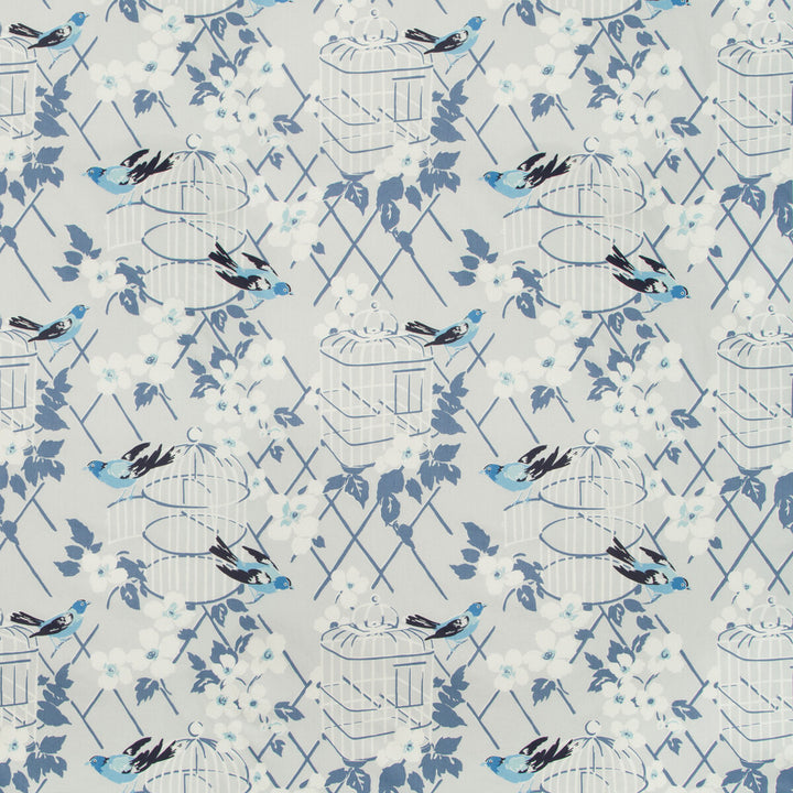 Birdsong Cornflower by Kravet Design Fabric KATE SPADE AMUSEMENTS COTTON - 100% United States MEDIUM Horizontal: 27 and Vertical: 20 54 - Fabric Carolina -