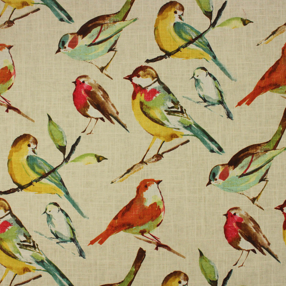 Birdwatcher Meadow by Richloom Fabric See sample 55% Linen, 45% Rayon USA or Imported 12K </p><p>Repeat: V25.25" x H13.5" 56" - Fabric Carolina -
