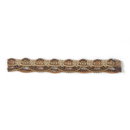 Biscayne 2 Sesame by Stout Trim PETITE EXPRESSIONS TRIM 52%SVI 31%COT 17%POL CHINA Horizontal: 0 and Vertical: 0 0.5 in - Fabric Carolina -