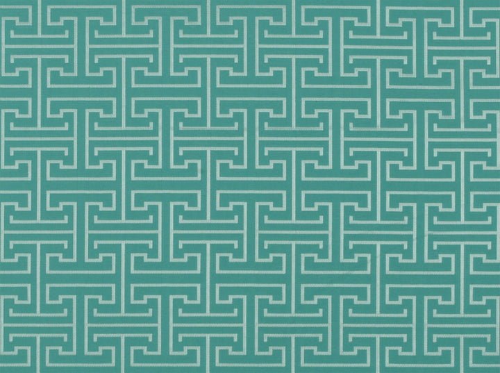 Bishop Aquamarine 521 by Covington Fabric 56% POLYESTER, 44% COTTON INA 27000 Horizontal: 3 and Vertical: 3.25 56 - Fabric Carolina -
