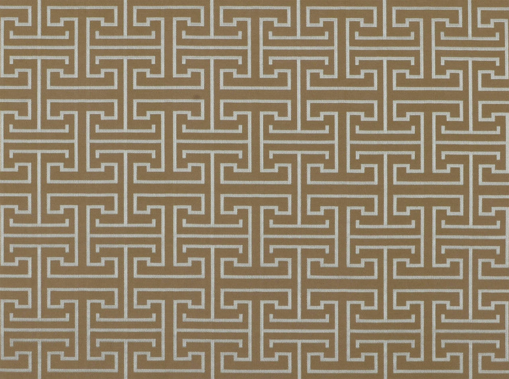 Bishop Golden 81 by Covington Fabric our website for purchase 56% Polyester, 44% Cotton India 27000 Horizontal: 3" and Vertical: 3.25" 57" - Fabric Carolina -
