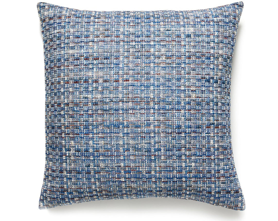 Faye Pillow 22 X 22 - Blue Wood BISDDKFAYE0001 by Scalamandre Designer Pillow