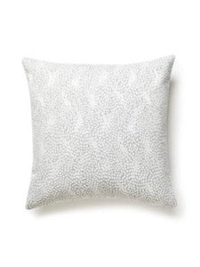 Scalamandre Pillows Flurry Pillow 22 X 22 - Snow
