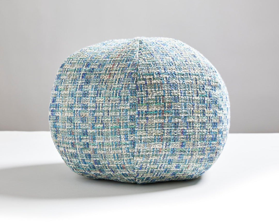 Faye Pillow 12 Dia - Cornflower BIRADKFAYE0002 by Scalamandre Designer Pillow