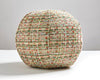 Faye Pillow 12 Dia - Olive Coral BIRADKFAYE0005 by Scalamandre Designer Pillow