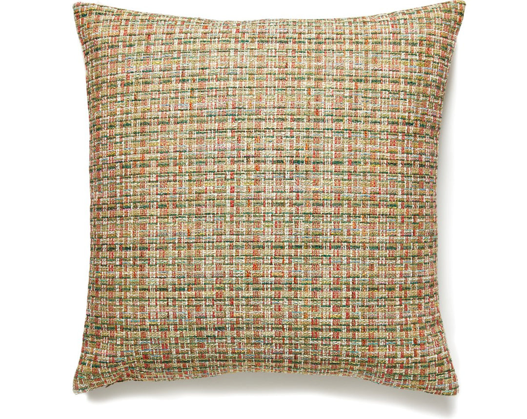 Faye Pillow 22 X 22 - Olive Coral BISDDKFAYE0005 by Scalamandre Designer Pillow