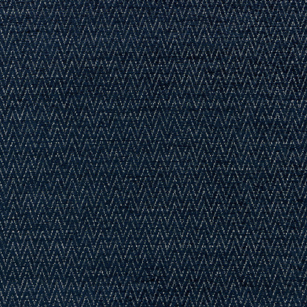 Chevron Chenille Indigo by Boris Kroll Fabric Boris Kroll Fabric Chevron Chenille IndigoFabric CALYPSO - CRYPTON HOME 61% RAYON 39% COTTON USA </p><p>Repeat: H: 2", V: 1.125" 56" - Fabric Carolina -