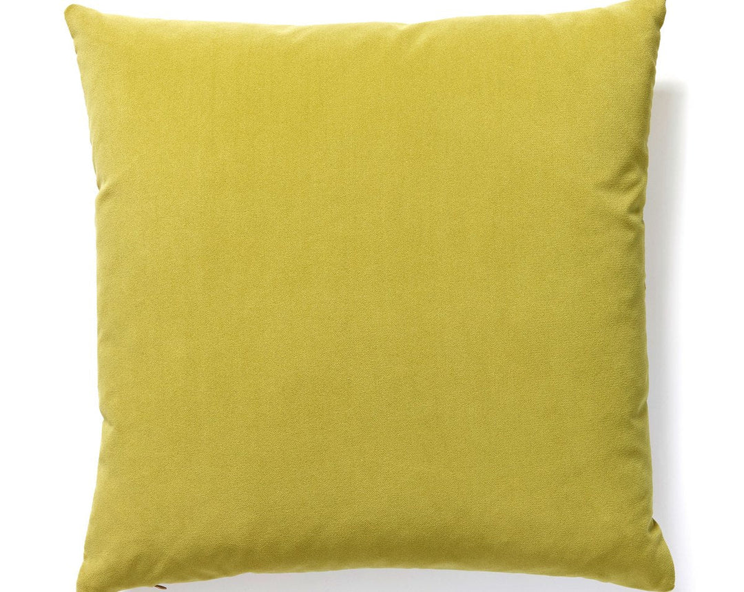 Richmond Velvet Pillow 22 X 22 - Chartreuse BKRICHPILL0008 by Scalamandre Designer Pillow
