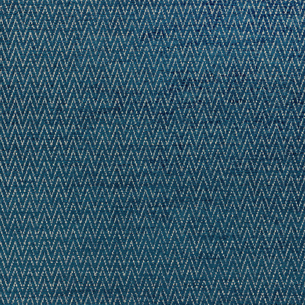 Chevron Chenille/Peacock K65116-005 by Boris Kroll Fabric CALYPSO - CRYPTON HOME 61% RAYON 39% COTTON USA HEAVY DUTY Horizontal: 2" and Vertical: 1.125" 56" - Fabric Carolina -