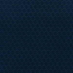 Chain Weave/Navy Bk 0005K65120 by Boris Kroll Fabric