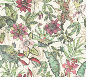 Rainforest Multicolor Wallpaper by York Wallcoverings