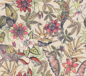 Rainforest Cream Wallpaper by York Wallcoverings