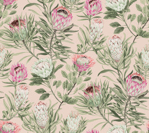 Protea Blush Wallpaper by York Wallcoverings