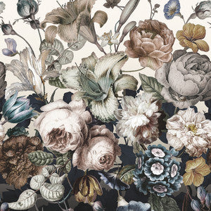 Rachel Rose White Wall Mural by York Wallcoverings