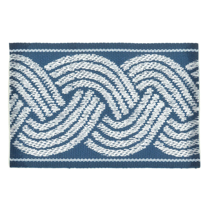 Blenheim 5 Frenchblue by Stout Trim Stout Trim Blenheim 5 FrenchblueTrim INSIGHTS TRIM 56%POL 44%SVI CHINA </p><p>Repeat: H: 2.875, V: 0.000 2.63 in - Fabric Carolina -