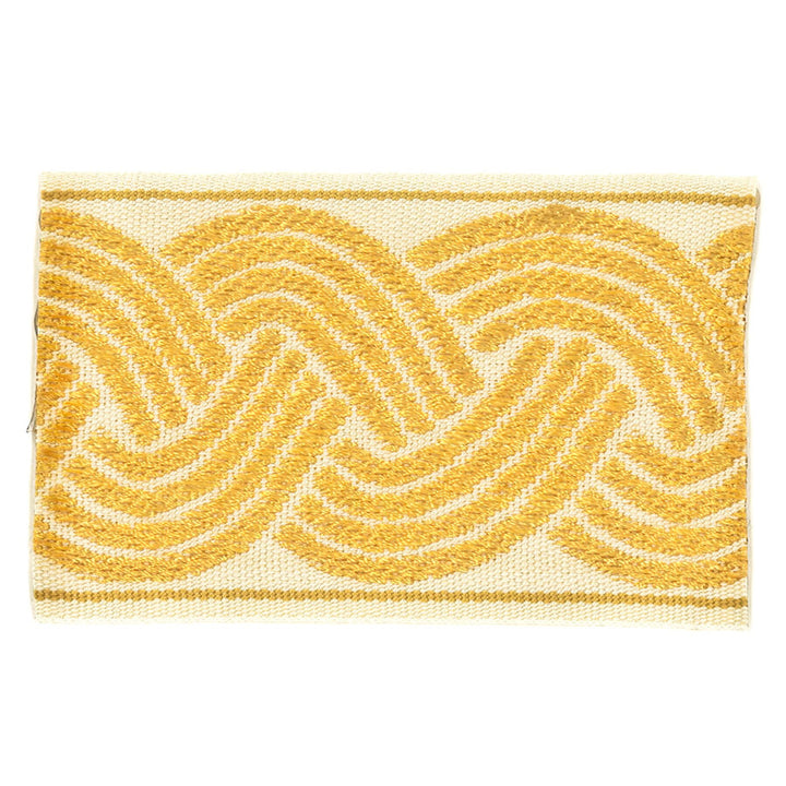 Blenheim 7 Straw by Stout Trim Insights Trim 56% Polyester 44% Spun Viscose CHINA Horizontal: 2.875 and Vertical: 0 2.63 in - Fabric Carolina -