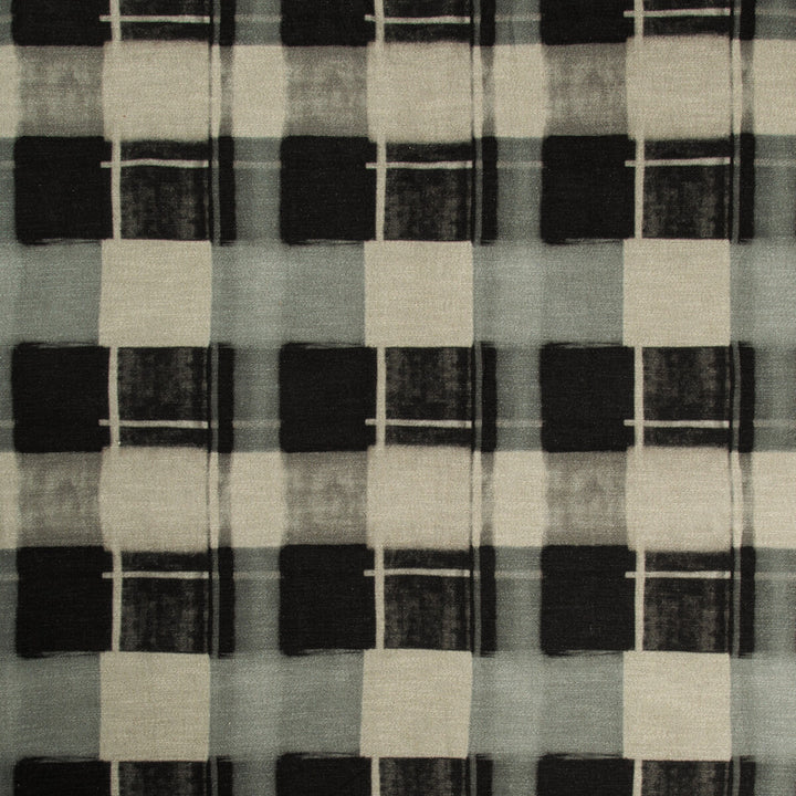 Blockaded Kohl by Kravet Design Fabric BARCLAY BUTERA SAGAMORE LINEN - 52%;VISCOSE - 33%;COTTON - 15% Italy HEAVY Horizontal: 13.77 and Vertical: 21 54 - Fabric Carolina -