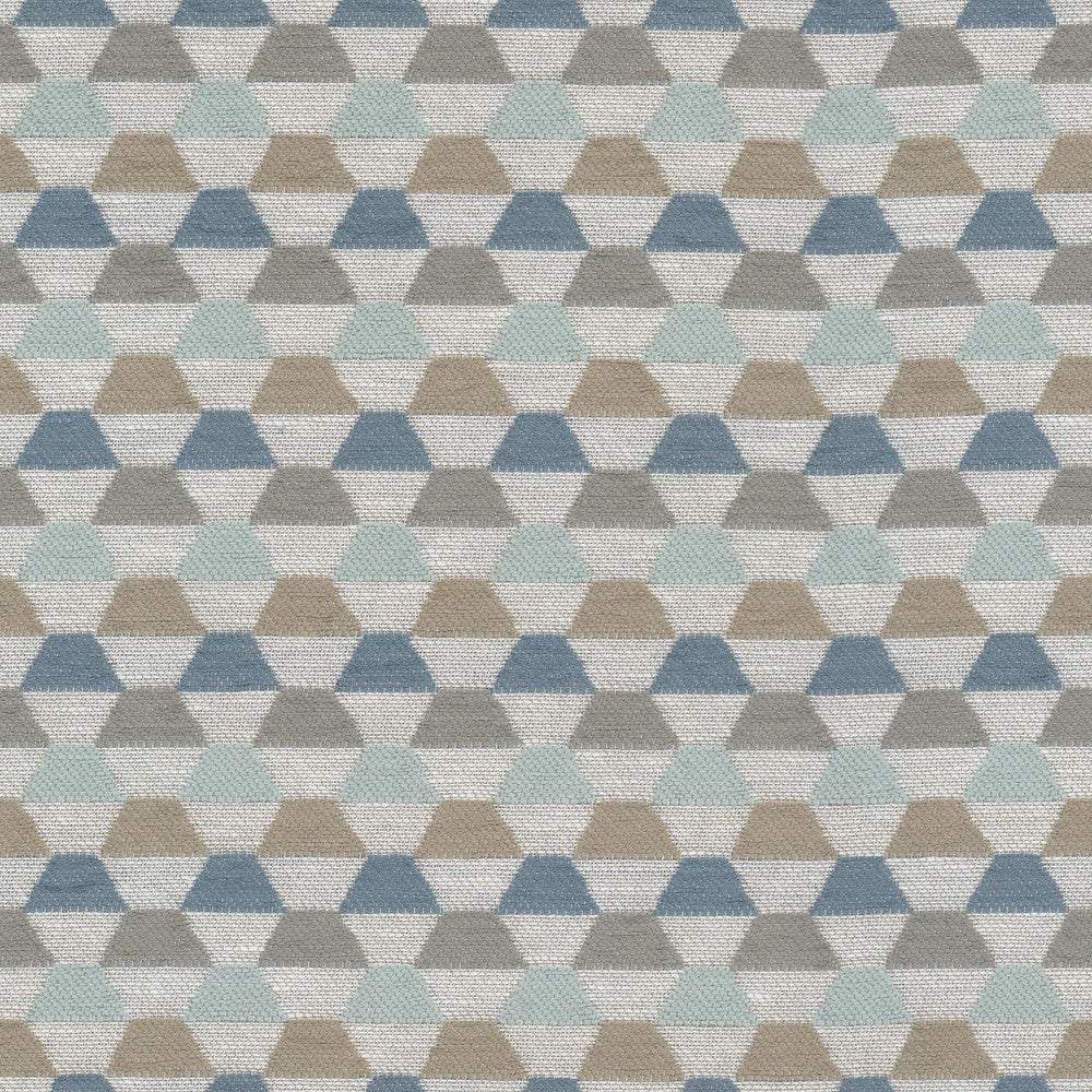 Bloomfield 1 Blue by Stout Fabric RAINBOW LIBRARY HAZE/SKY 88%POL 12%COT INDIA Horizontal: 1.750 and Vertical: 2.500 54 in - Fabric Carolina -