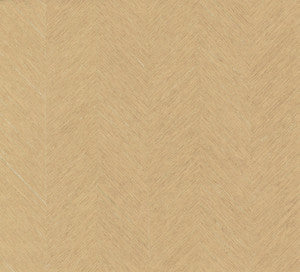 Chevron Beige Metallic Wallpaper by Antonina Vella
