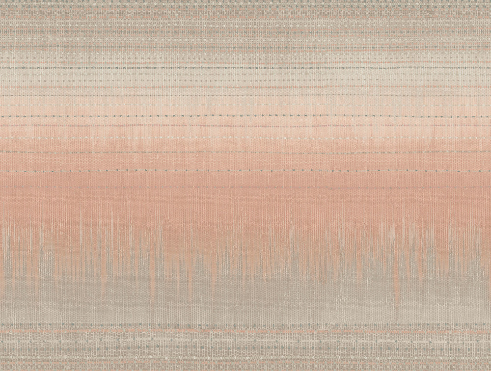 Desert Textile Pink Wallpaper by Antonina Vella Antonina Vella Boho Luxe Covers about 60.8 square feet 27-in by 27-ft long roll Unpasted 20.5 - Fabric Carolina -