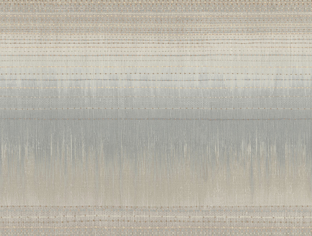 Desert Textile Grey Wallpaper by Antonina Vella Antonina Vella Boho Luxe Covers about 60.8 square feet 27-in by 27-ft long roll Unpasted 20.5 - Fabric Carolina -