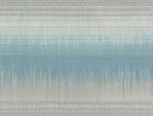 Desert Textile Blue Wallpaper by Antonina Vella