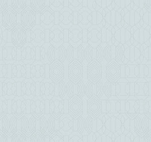 Modern Chandelier Light Blue Wallpaper by Antonina Vella