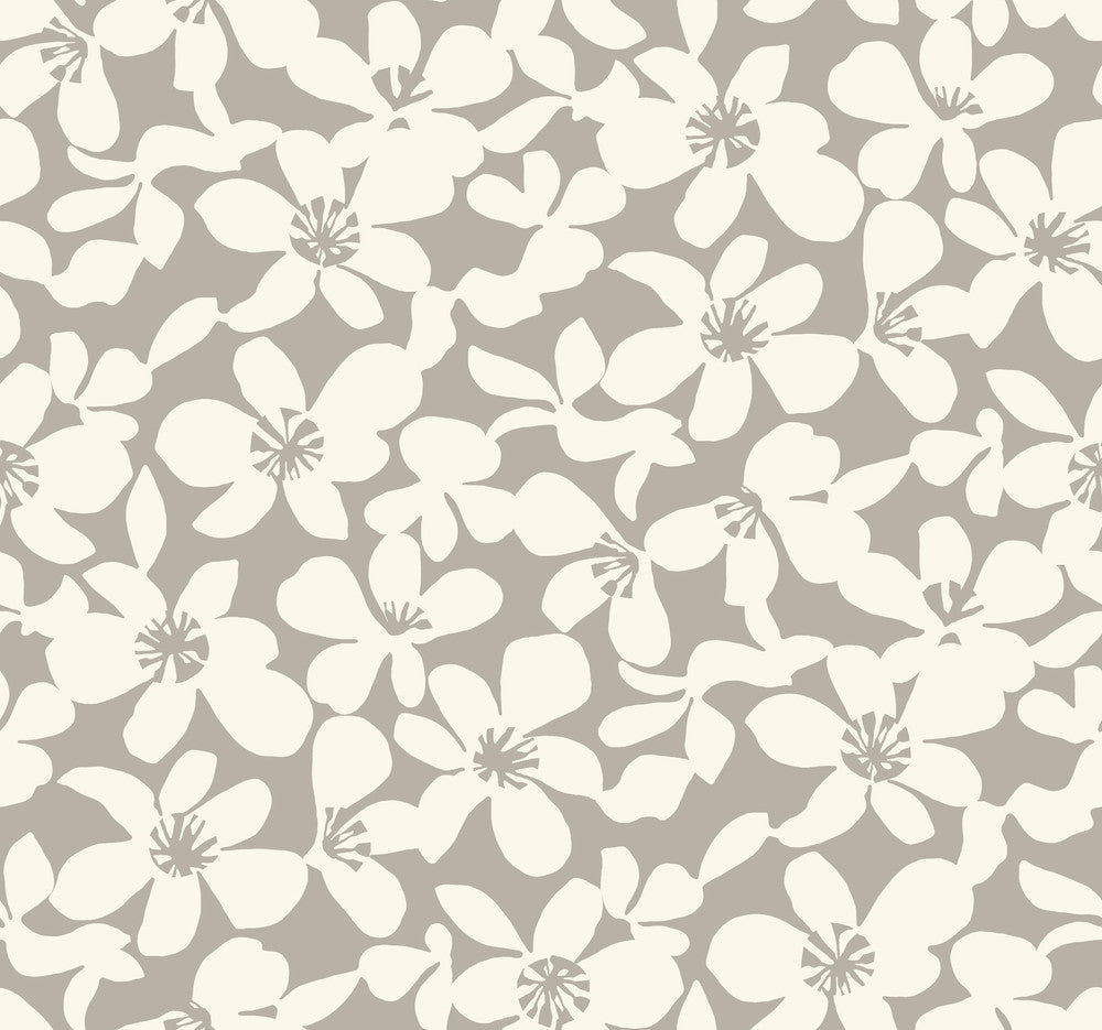 Free Spirit Brown Wallpaper by Antonina Vella Antonina Vella Boho Luxe Covers about 60.8 square feet 27-in by 27-ft long roll Unpasted 25.25 - Fabric Carolina -