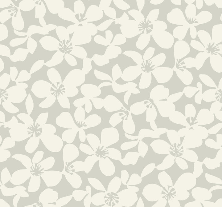 Free Spirit Grey Wallpaper by Antonina Vella Antonina Vella Boho Luxe Covers about 60.8 square feet 27-in by 27-ft long roll Unpasted 25.25 - Fabric Carolina -