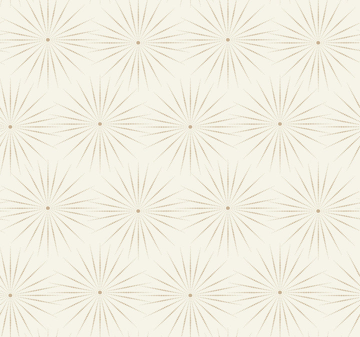 Starlight White & Silver Wallpaper by Antonina Vella Antonina Vella Boho Luxe Covers about 60.8 square feet 27-in by 27-ft long roll Unpasted 25.25 - Fabric Carolina -