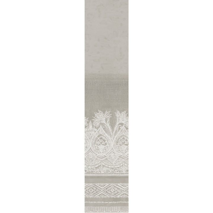 Henna Grey Wall Mural by Antonina Vella Antonina Vella Boho Luxe Covers 1 panel - measures 2-ft 1-in wide by 10-ft 2-in tall when assembled 27-in by 10.2-ft long roll Unpasted 0 - Fabric Carolina -