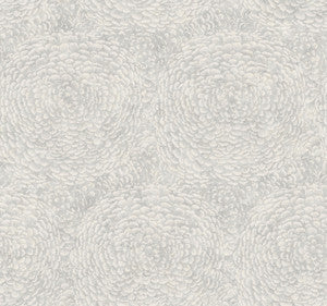 Floret Grey Wallpaper by Antonina Vella