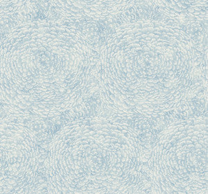 Floret Blue Wallpaper by Antonina Vella