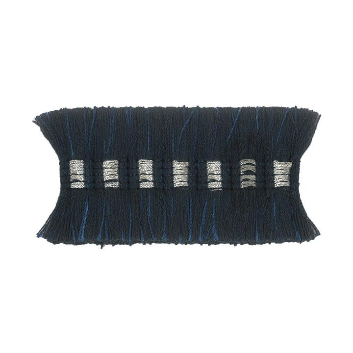Boho 3 Denim by Stout Designer Trim METROPOLITAN TRIM 62%ACR 33%POL 5%SVI CHINA Horizontal: 0.500 and Vertical: 0.000 1.75 in - Swanky Fabrics -