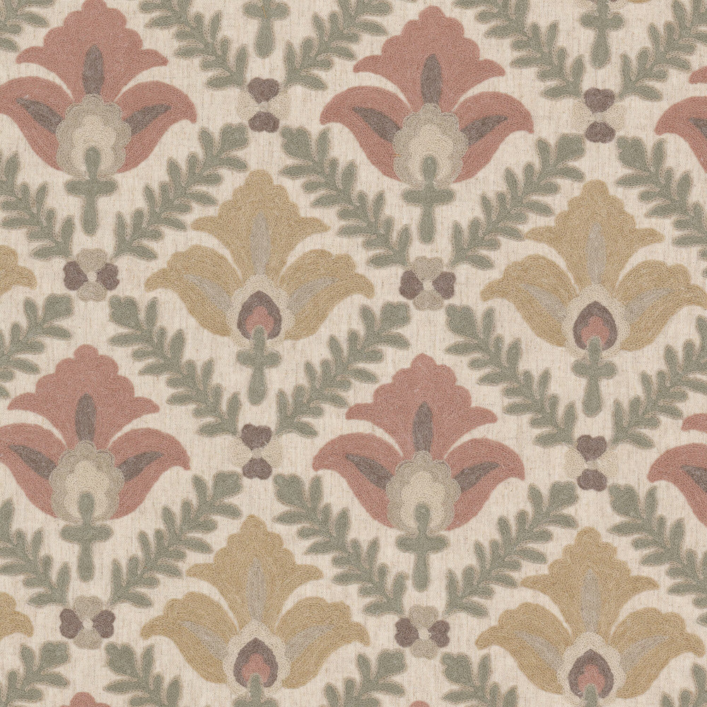 Bonvoyage 2 Primrose by Stout Fabric Stout Fabric Bonvoyage 2 PrimroseFabric Rainbow Library Blossom/Sunset 66%Pol 23%Lin 11%Cot %Bemb India </p><p>Repeat: H: 8.875, V: 0.125 52 in - Fabric Carolina -