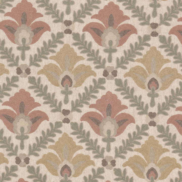 Bonvoyage 2 Primrose by Stout Fabric Stout Fabric Bonvoyage 2 PrimroseFabric Rainbow Library Blossom/Sunset 66%Pol 23%Lin 11%Cot %Bemb India </p><p>Repeat: H: 8.875, V: 0.125 52 in - Fabric Carolina -