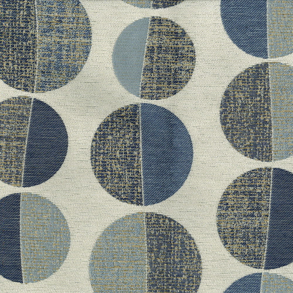Sphere 36 Baltic by ABBEYSHEA Fabric 100% Polyester China 20,000 Double Rubs (Wyzenbeek) </p><p>Repeat: Horizontal: 13.5 in. (34.29 cm) Up the Roll and Vertical: 12.5 in. (31.75 cm) Across the Roll 57" (144 cm) - Fabric Carolina -