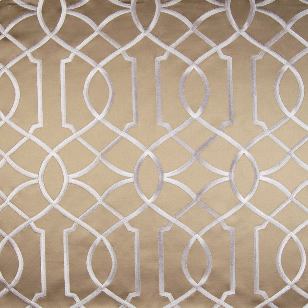 Boomerang Linen by Norbar Designer Fabric PARAMOUNT 60% COTTON 40% POLYESTER INDIA 9 1/4"V 5 1/4"H 52 - Swanky Fabrics -