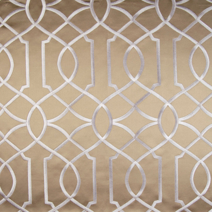 Boomerang Linen by Norbar Designer Fabric PARAMOUNT 60% COTTON 40% POLYESTER INDIA 9 1/4"V 5 1/4"H 52 - Swanky Fabrics -
