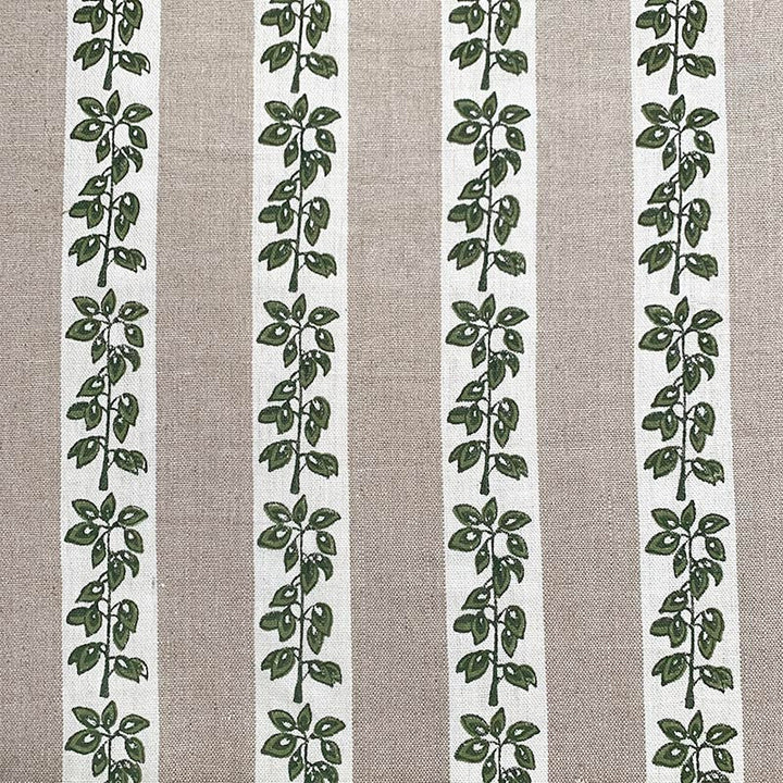 Borian Green by Magnolia Fabric - 100% Linen India 3000 Horizontal: 6 and Vertical: 6 54" - Fabric Carolina -